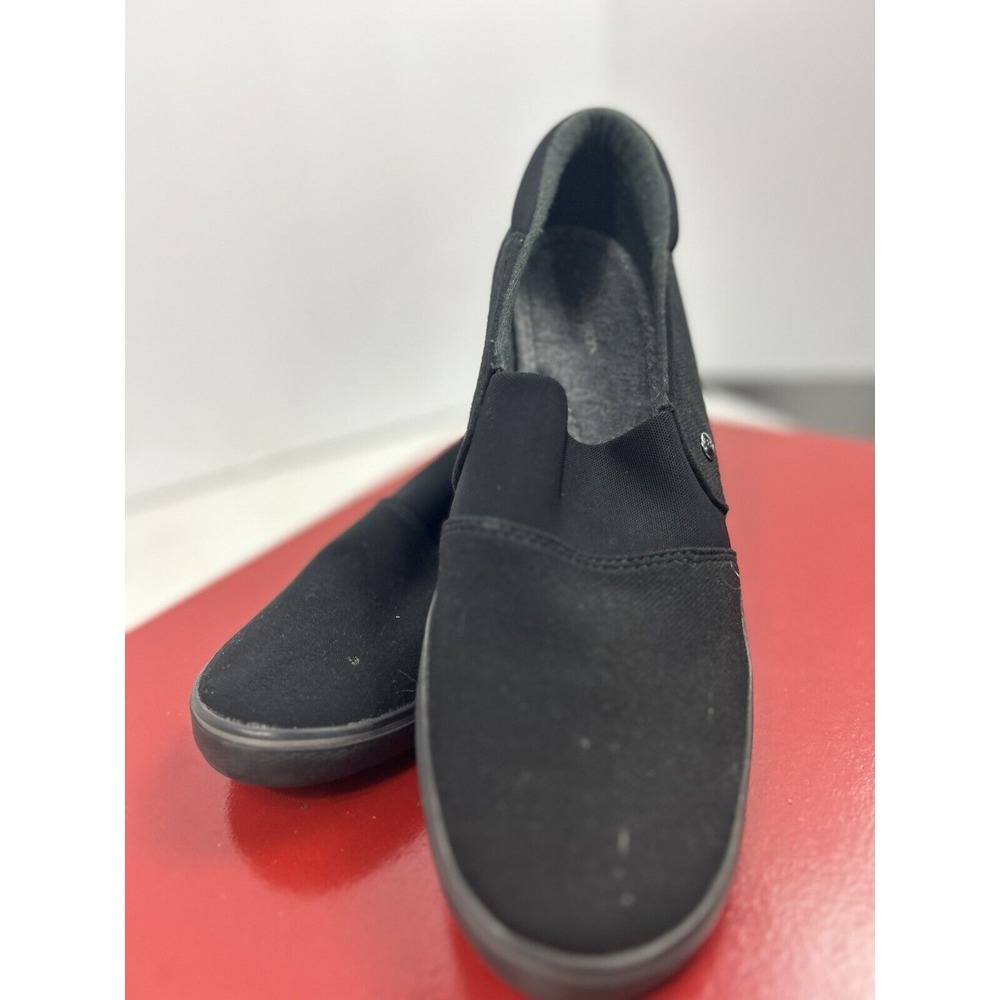 Grasshoppers‎ Shoes Womens 9 M Indie Wedge Slip On Black Fabric Casual